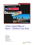 Arbitron Digital Billboard Report: Cleveland Case Study