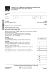 9792/03 UNIVERSITY OF CAMBRIDGE INTERNATIONAL