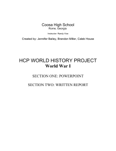 hcp world history project