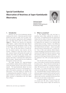 Observation of Neutrinos at Super-Kamiokande Observatory