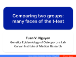 Comparing two groups - Part 1 - Garvan Institute of Medical Research