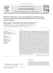 Respiratory disease in calves: Microbiological investigations on