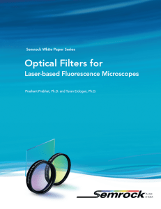 Optical Filters for Laser-based Fluorescence Microscopes