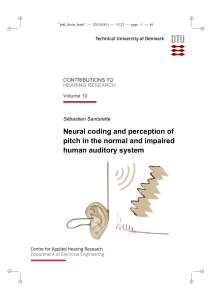 Neural coding and perception of pitch in the normal and