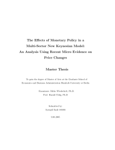The Effects of Monetary Policy in a Multi-Sector