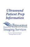 Ultrasound Patient Prep Information