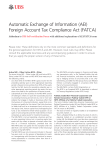 Automatic Exchange of Information (AEI) Foreign Account Tax