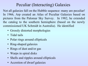 Peculiar (Interacting) Galaxies