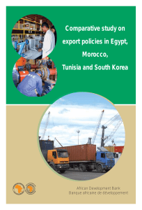 Comparative Study of Export Policies in Egypt, Morocco