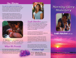 Leah`s Brochure - Morning Glory Midwifery