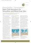 Stem Cell Activation for Smoother, More Even Skin