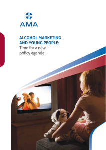 Alcohol MArketing And Young PeoPle: Time for a new policy agenda