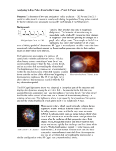 Analysis of Two Pulsating X-ray Sources
