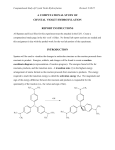 A COMPUTATIONAL STUDY OF CRYSTAL VIOLET