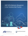 ASHP Medication Management in Care Transitions