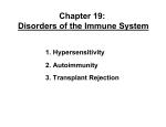 Chapter 19: Disorders of the Immune System