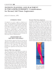 INCISION PLANNING AND PLACEMENT IN THE LOWER