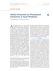 Affinity Proteomics for Phosphatase Interactions in Atrial