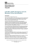 Life After Liftoff: Divergence and US Monetary