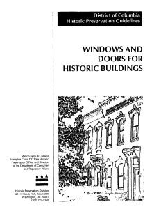 windows and doors for historic buildings
