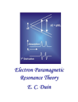 Short-short introduction to Electron Paramagnetic Resonance
