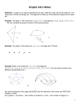 Notes on Graphs 3/25