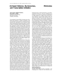 Archaeal Transcription Initiation - IMBB