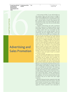 Advertising and Sales Promotion - McGraw Hill Learning Solutions