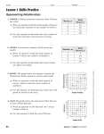 Chapter 4-1 to 4-4 Skills Practice and Chapter Quiz