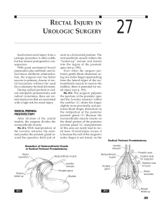 rectal injury in urologic surgery