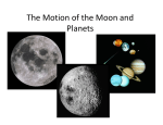 The Motion of the Moon and Planets