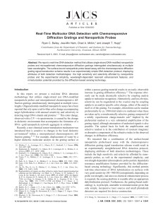 Real-Time Multicolor DNA Detection with Chemoresponsive