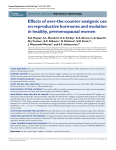 Effects of over-the-counter analgesic use on