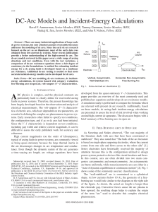 DC-Arc Models and Incident-Energy Calculations