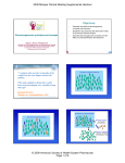 Pharmacogenomics Principles and Concepts