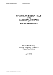 Grammar Essentials of Mandara Language