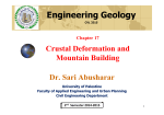12 Chapter 17_Crustal Deformation and Mountain Building