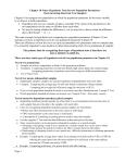 Page 1 Chapter 10 Notes: Hypothesis Tests for two Population
