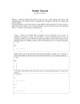 Matlab Tutorial