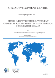 Public infrastructure investment and fiscal sustainability in Latin