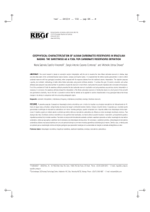 geophysical characterization of albian carbonates reservoirs