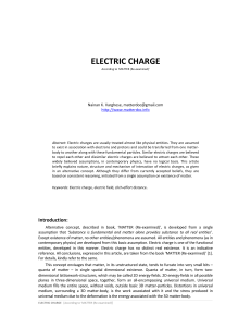 Electric charge