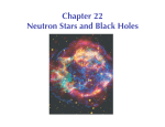 Chapter 22 Neutron Stars and Black Holes