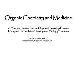 Organic Chemistry and Medicine