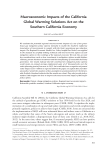 Macroeconomic Impacts of the California Global Warming Solutions