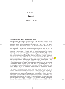 Scale - Geography at Berkeley