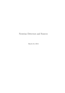Neutrino Sources and Detectors