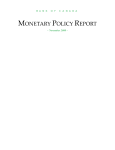 monetary policy report