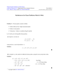 Solutions to InClass Problems Week 9, Wed.