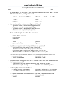 Learning Period 3 Quiz